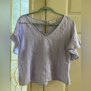 Purple short sleeve Universal Thread top size L
